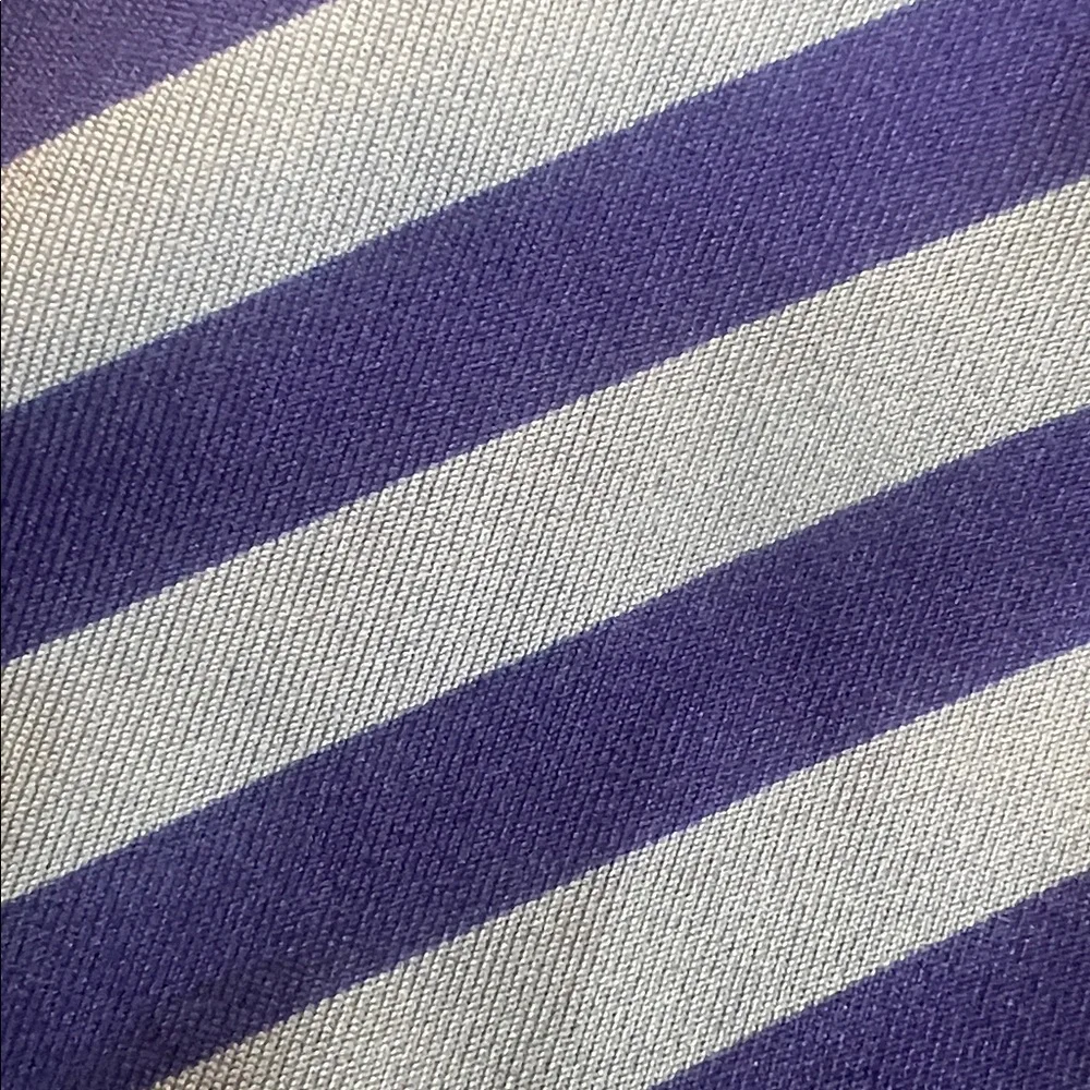 Athleta Swagger Fly By Tiered Striped Tennis Golf Running Skort Purple Gray Sz M